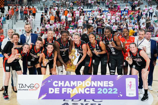 Basketball, Women, Tango Bourges Basket is French Champion