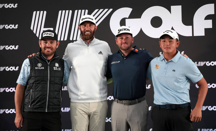 Golf, LIV Invitational Series, Press Conference in Hertfordshire