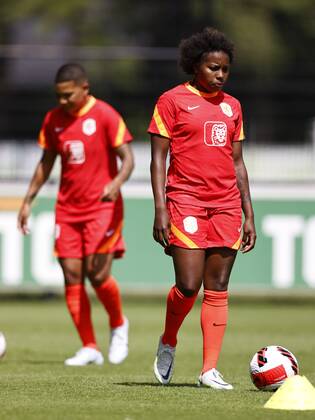 ZEIST Lineth Beerensteyn during a training session of the Dutch women s national team at the KNVB Campus on June 13, 2022 in Zeist, the Netherlands The Dutch women s team is preparing for the European Football Championship in England ANP MAURICE VAN STEEN UEFA Women s Euro England 2022 2022 xVIxANPxSportx xxANPxIVx 450380494 originalFilename: 450380494