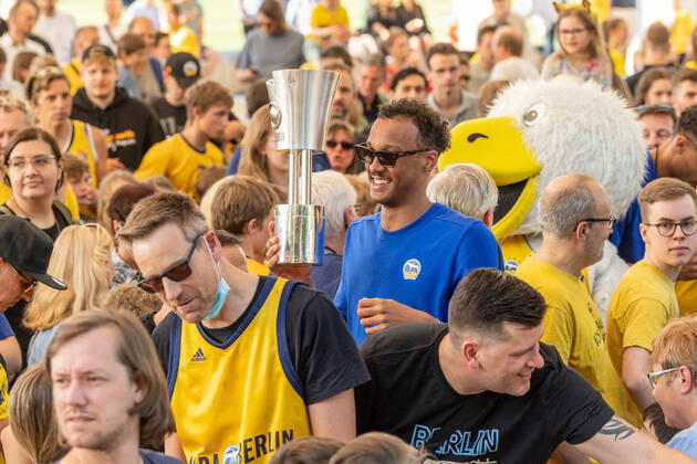 Basketball, BBL, ALBA Berlin, End-of-season party with the fans