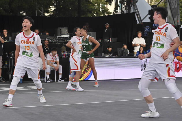Basketball, FIBA 3x3 World Championship, Women, Match for 3rd place, China - Lithuania