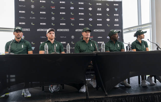 Golf, Icons Series Inaugural Event and Press Conference in Jersey City