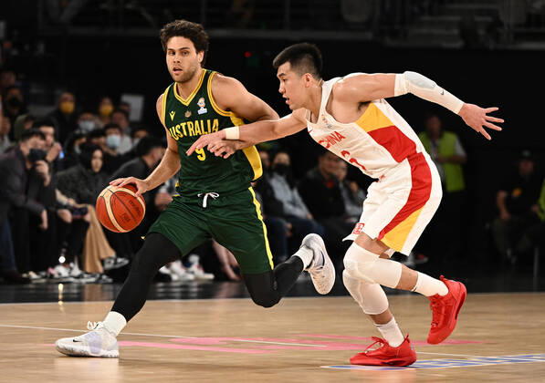 Basketball, FIBA World Cup, Qualification, Australia - China