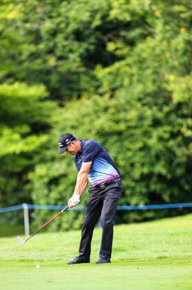 2022 Horizon Irish Open, Mount Juliet Estate, Thomastown, Kilkenny 1 7 2022 Padraig Harrington on the 10th hole Padraig Harrington on the 10th hole 1 7 2022  Copyright: x INPHO BenxBradyx BB1_3003