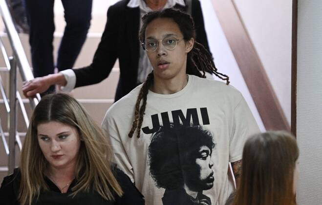 Basketball, Brittney Griner Appears for a Court Appointment in Moscow