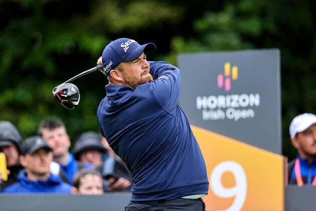 2022 Horizon Irish Open, Mount Juliet Estate, Thomastown, Kilkenny 1 7 2022 Shane Lowry tees off on the 9th hole Shane Lowry tees off on the 9th hole 1 7 2022  Copyright: x INPHO BenxBradyx BB1_4500