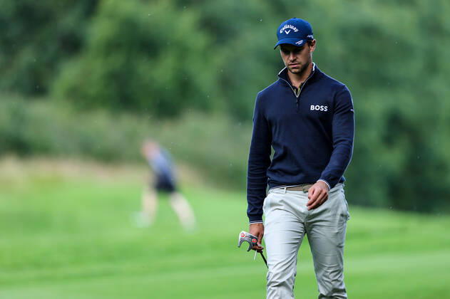 2022 Horizon Irish Open, Mount Juliet Estate, Thomastown, Kilkenny 2 7 2022 Thomas Detry walks down the 13th fairway Thomas Detry walks down the 13th fairway 2 7 2022  Copyright: x INPHO BenxBradyx BB1_6556