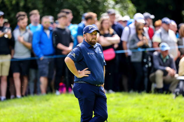2022 Horizon Irish Open, Mount Juliet Estate, Thomastown, Kilkenny 2 7 2022 Shane Lowry on the 14th green Shane Lowry on the 14th green 2 7 2022  Copyright: x INPHO BenxBradyx BB1_6678