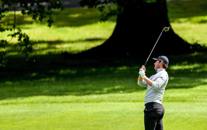 2022 Horizon Irish Open, Mount Juliet Estate, Thomastown, Kilkenny 2 7 2022 Renato Paratore on the 10th fairway Renato Paratore on the 10th fairway 2 7 2022  Copyright: x INPHO BenxBradyx BB1_6863