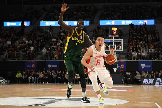 Basketball, World Cup Quali, Australia - China
