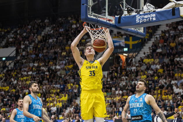 Basketball, World Cup Quali, Sweden - Slovenia