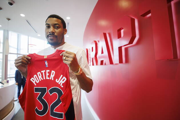 Basketball, NBA, Toronto Raptors present new addition Otto Porter Jr.