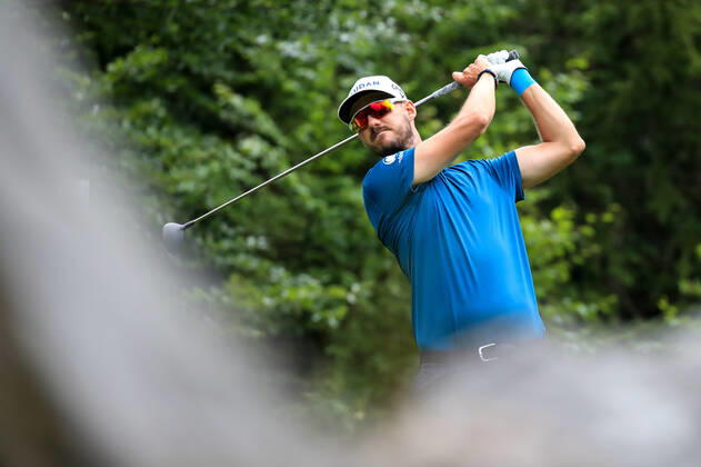 GOLF - EURAM Bank Open 2022 RAMSAU,AUSTRIA,15.JUL.22 - GOLF - Challenge Tour, EURAM Bank Open 2022, GC Adamstal. Image shows Benjamin Poke (DEN).  GEPAxpictures xMarioxBuehner