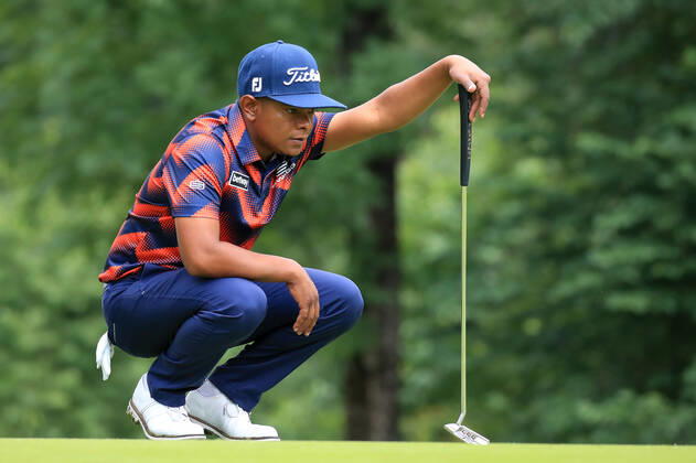 GOLF - EURAM Bank Open 2022 RAMSAU,AUSTRIA,15.JUL.22 - GOLF - Challenge Tour, EURAM Bank Open 2022, GC Adamstal. Image shows Keenan Davidse (RSA).  GEPAxpictures xMarioxBuehner
