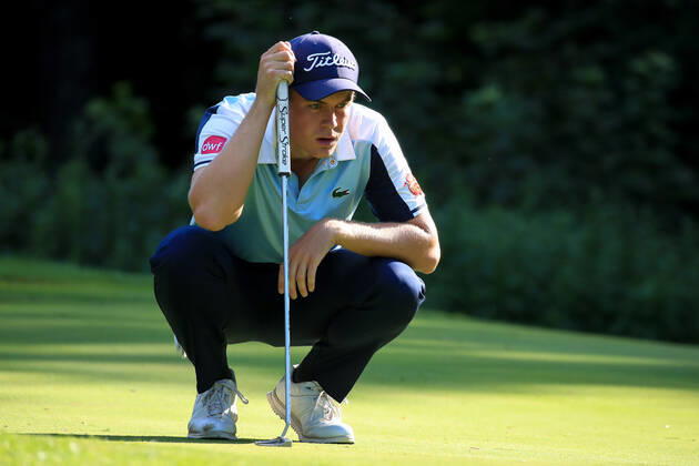 GOLF - EURAM Bank Open 2022 RAMSAU,AUSTRIA,15.JUL.22 - GOLF - Challenge Tour, EURAM Bank Open 2022, GC Adamstal. Image shows Eduard Rousaud (ESP).  GEPAxpictures xMarioxBuehner