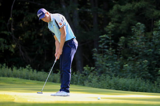 GOLF - EURAM Bank Open 2022 RAMSAU,AUSTRIA,15.JUL.22 - GOLF - Challenge Tour, EURAM Bank Open 2022, GC Adamstal. Image shows Eduard Rousaud (ESP).  GEPAxpictures xMarioxBuehner