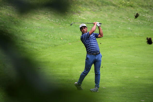 GOLF - EURAM Bank Open 2022 RAMSAU,AUSTRIA,15.JUL.22 - GOLF - Challenge Tour, EURAM Bank Open 2022, GC Adamstal. Image shows Felix Schulz (AUT).  GEPAxpictures xMarioxBuehner