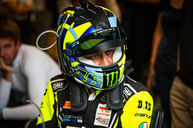 ROSSI Valentino, Audi Team WRT, Audi R8 LMS evo II GT3, portrait during the TotalEnergies 24 hours of Spa 2022, 7th round of the 2022 Fanatec GT World Challenge Europe Powered by AWS, from July 27 to 31, 2021 on the Circuit de Spa-Francorchamps, in Stavelot, Belgium - AUTO - 24 HOURS OF SPA 2022 DPPI Panoramic 20220729_GOOD7678
