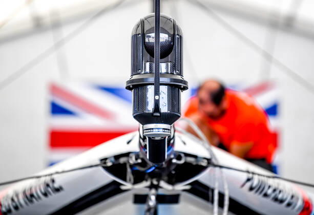 Ineos Team UK team shore base at the Great Britain SailGP at Plymouth, UK on 29 July 2022. Copyright: xPhilxHutchinsonx 32640043