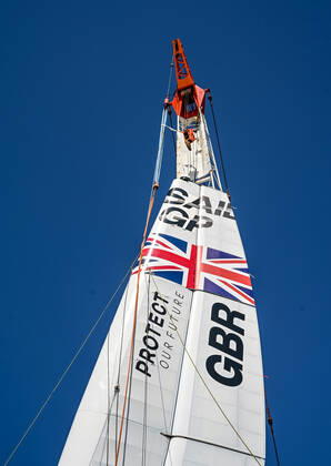 Ineos Team UK team shore base at the Great Britain SailGP at Plymouth, UK on 29 July 2022. Copyright: xPhilxHutchinsonx 32640045