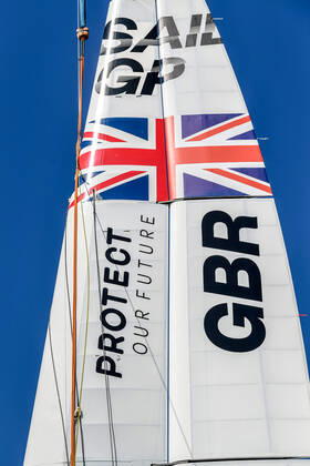 Ineos Team UK team shore base at the Great Britain SailGP at Plymouth, UK on 29 July 2022. Copyright: xPhilxHutchinsonx 32640052