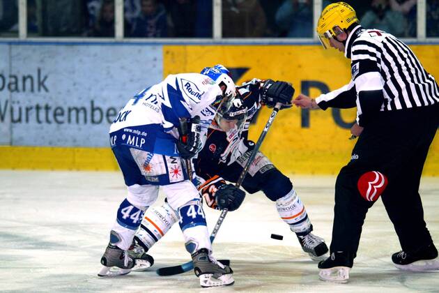 Ice hockey, DEL, Adler Mannheim - EHC Eisbären Berlin 4:3 n.P.