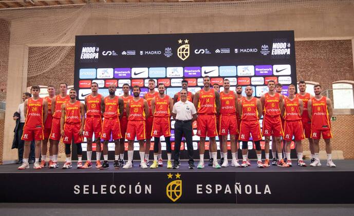 Basketball, European Championship, EuroBasket, National Team Spain, Presentation in Madrid