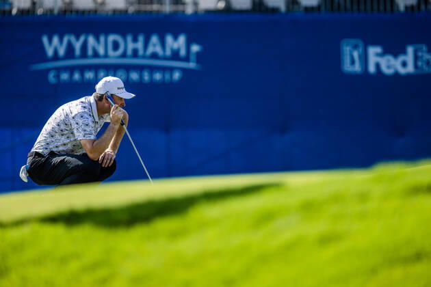 Golf, PGA, Wyndham Championship in Greensboro