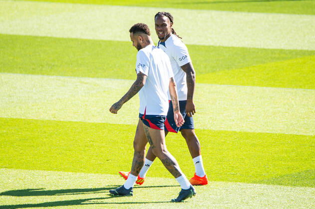 Renato Sanches (Paris SG) FOOTBALL : Entrainement des joueurs du Paris SG - 11 08 2022 BaptisteAutissier Panoramic
