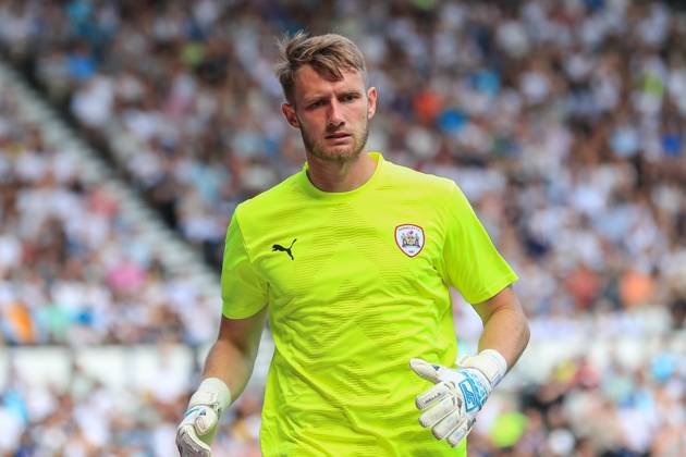 Derby County v Barnsley EFL Sky Bet League 1 13 08 2022. Bradley Collins (40)) of Barnsley during the EFL Sky Bet League 1 match between Derby County and Barnsley at the Pride Park, Derby, England on 13 August 2022. Editorial use only DataCo restrictions apply See www.football-dataco.com , Copyright: xJezxTighex PSI-15713-0058