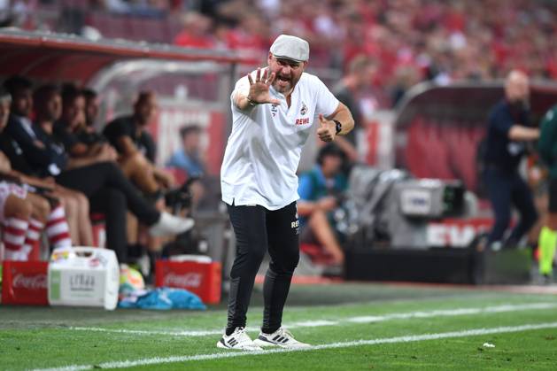Soccer UEFA Conference League Play Off 1 FC Cologne Fehervar FC on 18 08 2022 at RheinEnergieStadion in Cologne Steffen Baumgart coach head coach Cologne xHDx