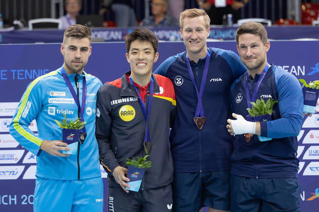 EC 2022, Tischtennis, Siegerehrung