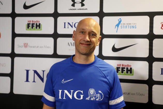 24 08 2022, Champions for Charity, charity soccer game in honor of Michael Schumacher Pascal Roller, former basketball player Frankfurt Deutsche Bank Park Hessen Germany