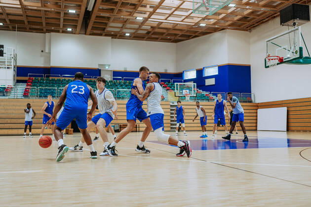 Basketball, Training kick-off Fraport Skyliners