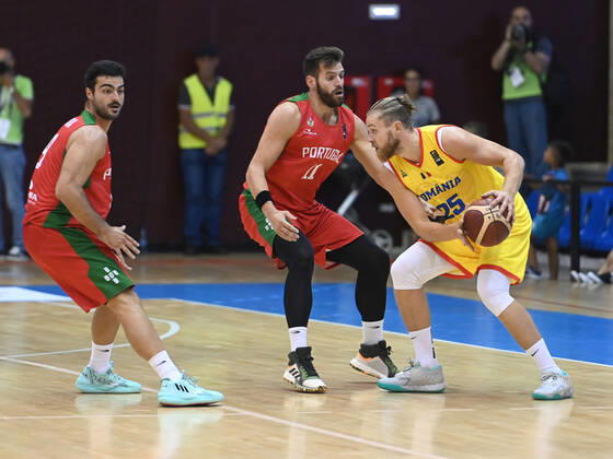 Basketball, World Cup Qualifier, Romania - Portugal
