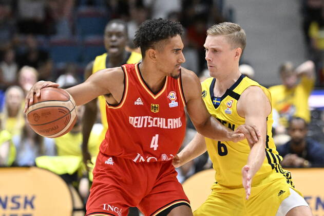 Basketball, World Cup Qualifier, Sweden - Germany