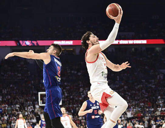 Basketball, World Cup Qualifier, Turkey - Serbia