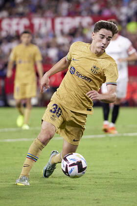 Sevilla FC v FC Barcelona, Barca LaLiga Santander, Seville, Spain Seville, Spain. 03rd September 2022. Gavi (30) of FC Barcelona seen during the LaLiga Santander match between Sevilla FC and FC Barcelona at Estadio Ramon Sanchez Pizjuan in Seville. Seville Andalucia Spain Estadio Ramon Sanchez Pizjuan  Copyright: xGonzalesxPhoto JesusxRuizxMedinax