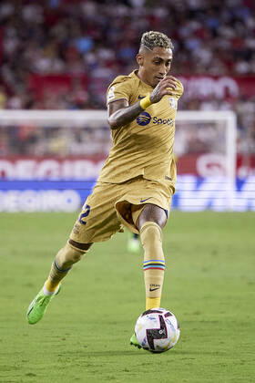 Sevilla FC v FC Barcelona, Barca LaLiga Santander, Seville, Spain Seville, Spain. 03rd September 2022. Raphinha (22) of FC Barcelona seen during the LaLiga Santander match between Sevilla FC and FC Barcelona at Estadio Ramon Sanchez Pizjuan in Seville. Seville Andalucia Spain Estadio Ramon Sanchez Pizjuan  Copyright: xGonzalesxPhoto JesusxRuizxMedinax