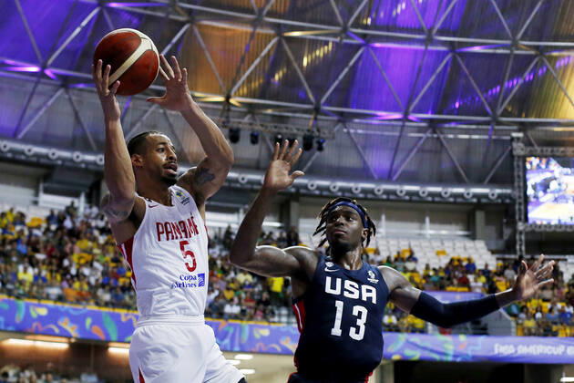 Basketball, AmeriCup, Panama - USA