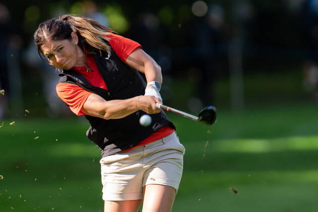 Golf, PGA, BMW Championship, Celebrity Pro-Am in Virginia Water