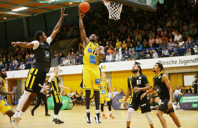 Basketball, BBL, Test match, MHP Riesen Ludwigsburg - Kirchheim Knights