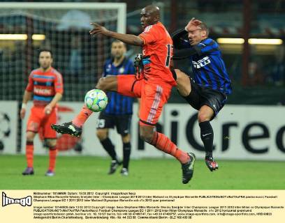 Fußball, Champions League, Inter Mailand - Olympique Marseille 2:1