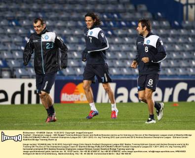 Fußball, Champions League, Training SSC Neapel