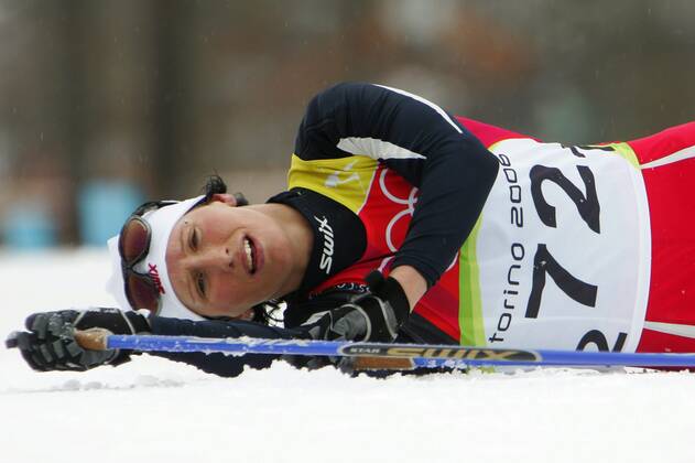 PRAGELATO 2006-02-16 Marit Björgen fran Norge blev torsdagen 16 februari 2:a i 10 km klassisk stil i Pragelato, under vinter-OS i Italien. PRAGELATO ITALY OS x10260x  Copyright: xHenrikxMontgomeryx xTTx 10060