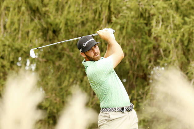 SUGAR GROVE, IL - SEPTEMBER 17: LIV golfer Matthew Wolff hits his tee shot on the 14th hole during the second round of the LIV Golf Invitational Series Chicago on September 17, 2022 at Rich Harvest Farms in Sugar Grove, Illinois. (Photo by Brian Spurlock Icon Sportswire) GOLF: SEP 17 LIV Golf Invitational Series Chicago Icon220917156