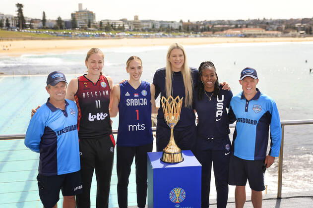 Basketball, Women, World Cup in Sydney, Press event