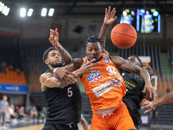 Basketball, BBL, Test match, ratiopharm Ulm - MHP Riesen Ludwigsburg