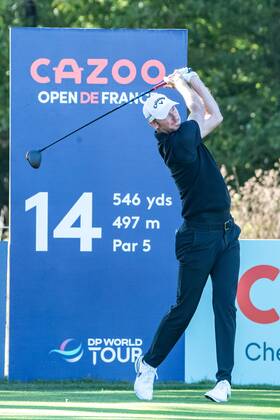 Golf, Cazoo Open in Guyancourt Chris Wood GOLF : Gazoo Open de France - 22 09 22 BaptisteAutissier Panoramic 