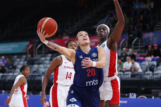 Basketball, Women, World Cup, Canada - Serbia